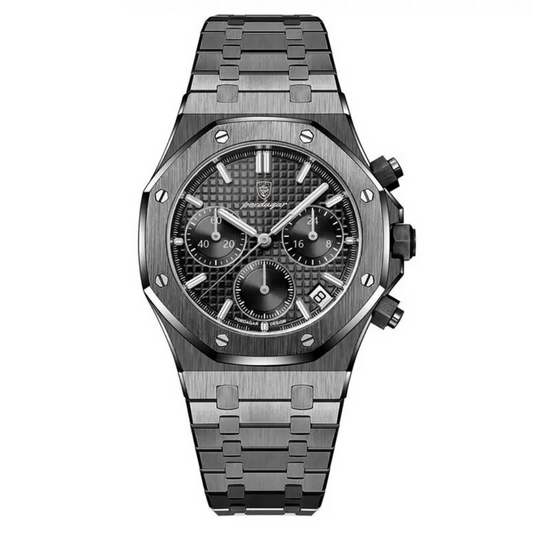 Poedagar RoyalKing OAK All Black® Watch