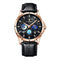 Leather Strap with Black Dial